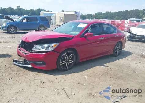 2016 Honda Accord Sport from USA, damaged, VIN 1HGCR2F52GA124231